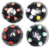 4PCS Ballet Hair Bun Covers Mesh Dance Skating Bun Covers Dancer Ballet Skating Gymnastics Performance Hair Net Accessories Girls Invisible Ballet Hair Net view 3