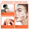 12Pcs Pure Cotton Round Powder Puff, 2.16in,Soft Makeup Puff with Strap for Loose Face Powder, Setting powder, Body powder, Loose Powder, Other powders (Nude) view 4