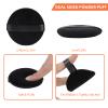 12Pcs Pure Cotton Round Powder Puff, 2.16in,Soft Makeup Puff with Strap for Loose Face Powder, Setting powder, Body powder, Loose Powder, Other powders (Black) view 2