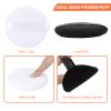 12Pcs Pure Cotton Round Powder Puff, 2.16in,Soft Makeup Puff with Strap for Loose Face Powder, Setting powder, Body powder, Loose Powder, Other powders (Black+White) view 2