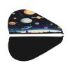 DLXW Saturn Jupiter Earth Microfiber Hair Towel Wet Hair Bandana Dry Hair Wrapped Towel Anti-frizz Quick Drying Suitable for All Hairstyles view 2