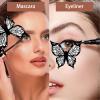 BOGEEL Butterfly Stencils Eye Applicator Guide Tool Reusable Stencils Eye Makeup Tool Easy to Use for Makeup view 3