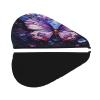DLXW Purple Butterfly Flowers Microfiber Hair Towel Wet Hair Bandana Dry Hair Wrapped Towel Anti-frizz Quick Drying Suitable for All Hairstyles view 2
