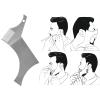BOGEEL Stainless Steel Beard Shapers with Comb Beard Shaping Styling Tool Beard Shaping Template Guide Comb for Man Beard Trim view 2