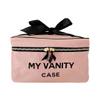 Bag-all Makeup Bag for Women | Cosmetic Bag Organizer for Girls | Makeup Pouch for Traveling | Toiletry Bags for Women | Make Up Travel Pouches | Pink/Blush view 1