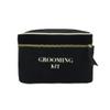Bag-all Grooming Kit Box for Men & Women | Travel Toiletry Bag | Compact Cosmetic & Shaving Organizer | Unisex Cotton Storage Pouch with Handle & Zipper | Black view 1