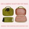 Bag-all Makeup Bag for Women | Cosmetic Bag Organizer for Girls | Makeup Pouch for Traveling | Toiletry Bags for Women | Make Up Travel Pouches | Green Velvet view 4