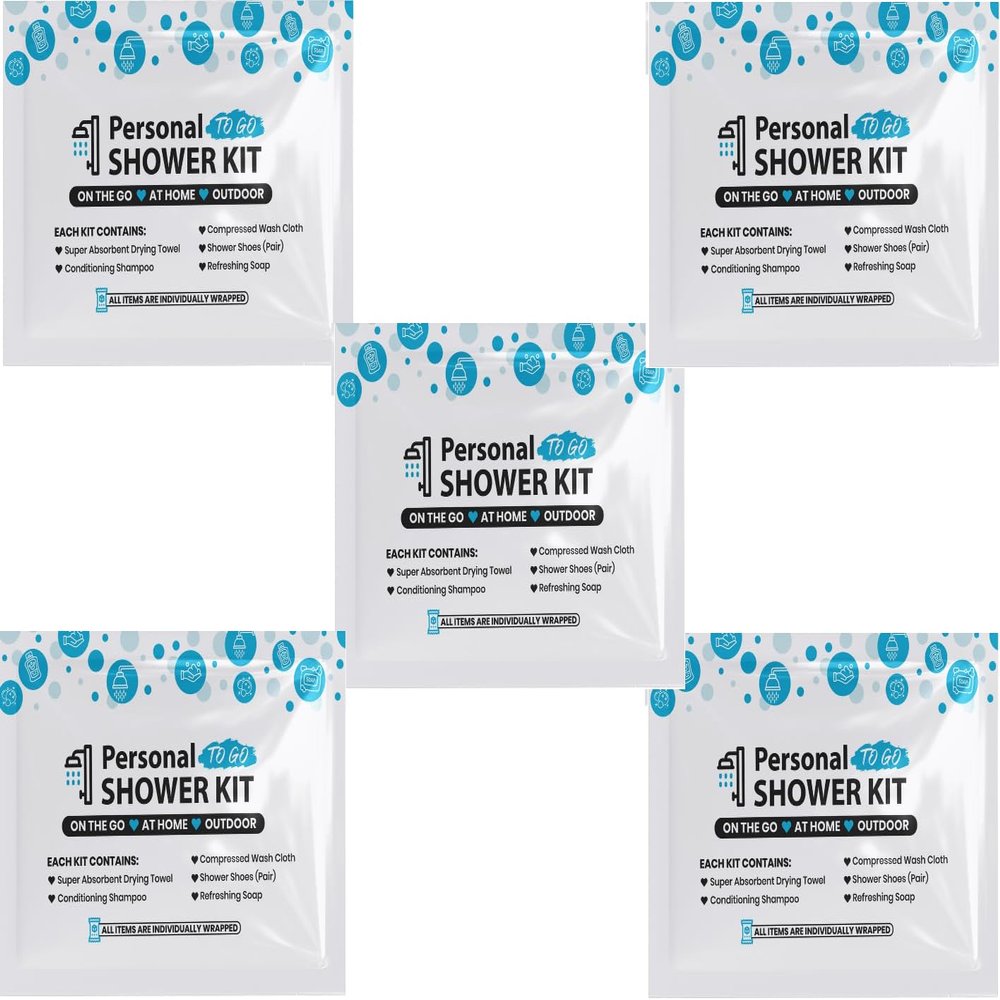 Compact Personal Shower Kit To-Go Your Hygiene Companion for Travel, Gym, and Outdoor Adventures (5)