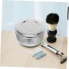 FELTECHELECTR Stainless Steel Shaving Bowl with Lid for Men Brush Shaving Dish Barber Beard Wet Shave Cup Bowl view 4