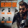 Badmaash Beards Beard Oil - All-Natural Hydration & Softness | For All Beard Types | Made in North America | 1oz Bottle (Sandalwood) view 4