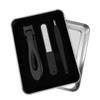 ADOCARN 3pcs Stainless Steel Nail Clippers Set Case Wide Jaw Toenail Clippers Manicure Pedicure Kit Grooming Tools view 1