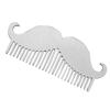 SOESFOUFU Stainless Steel Travel Comb for Men Mustache Grooming Tool Pocket Comb Beard Accessory view 1