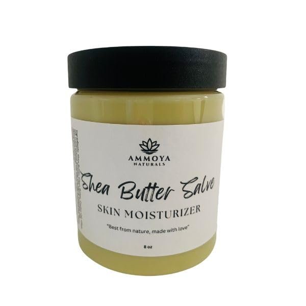 Ammoya Naturals Shea Butter Salve  Rich & Creamy Moisturizing Balm for Soft, Smooth & Radiant Skin (16 oz, Pink Grapefruit)