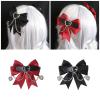 MOAIYU Halloween Heart Bows Hair Accessory Delicate Hair Clip Hair Decoration for Daily Wear and Special Occasion view 2