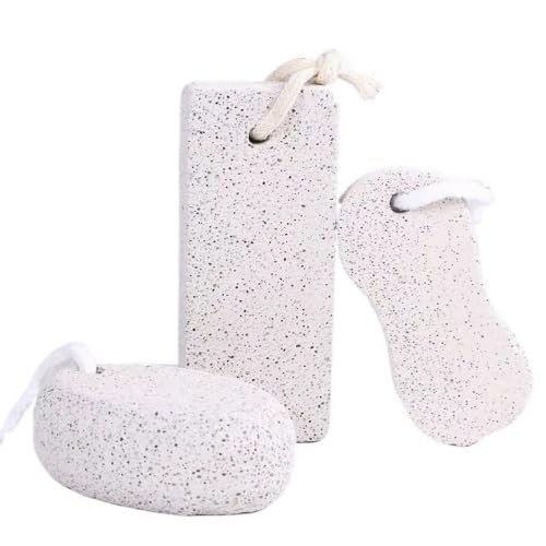 Exfoliating Frosted Stone, Which is Rough and Effective, is Used to Remove Dead Skin and calluses from Heel, Elbow and Knee, and Make Skin Smooth. 3 PCS