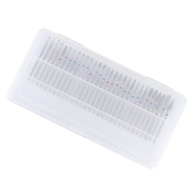 SOESFOUFU Barrel Cuticle Nail Drill Bits 30pcs/box Grinding Head Nail Art Sanding Tool for Manicure Drill for Natural