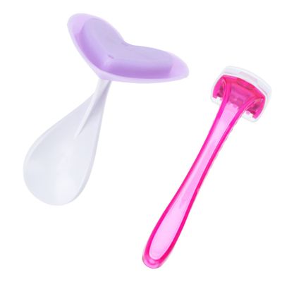 SOESFOUFU 1set Women s Bikini Shaving Razor Tool Silicone Hair Removal Shaver for Private Parts Random Compact Portable for Shower Use