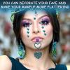 3 Sheets Rhinestone Stickers Self Adhesive Rhinestones Gems for Face Eyes Makeup Hair Body Stick on Rhinestones Stickers for Valentine Festival Decal Decor(Aqua Blue) view 3
