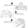3pcs Crystal Glass Nail Art Dish Cup with Lid for Mixing view 3