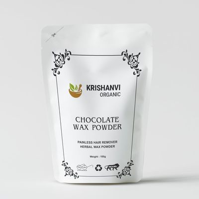 Natural Wax Powder for Hair Removal and Smooth Skin,Chocolate Flavours For Instant Hair Remover, Body Wax Powder,Zero Pain, No Side Effects-100 GM (Pack Of 1)