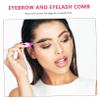 PLAFOPE 12pcs Folding Eyelash Brow Comb Ergonomic Design for Easy Gripping for Eyelash Separation and Makeup Application Random Colors view 2