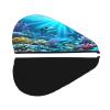 DLXW Submarine Coral Rays Microfiber Hair Towel Wet Hair Bandana Dry Hair Wrapped Towel Anti-frizz Quick Drying Suitable for All Hairstyles view 2