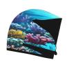 DLXW Submarine Coral Rays Microfiber Hair Towel Wet Hair Bandana Dry Hair Wrapped Towel Anti-frizz Quick Drying Suitable for All Hairstyles view 3
