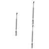 HONMEET 3pcs Stainless Steel Double-ended Nail Cuticle Pusher for Dead Skin Removal Professional Manicure Tool for Safe Nail Cleaning and Exfoliating Ergonomic Design for Personal and view 1
