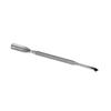 HONMEET 3pcs Stainless Steel Double-ended Nail Cuticle Pusher for Dead Skin Removal Professional Manicure Tool for Safe Nail Cleaning and Exfoliating Ergonomic Design for Personal and view 2