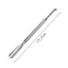 ADOCARN 3pcs Stainless Steel Double-ended Dead Skin Pusher Nail Cleaning Stick Ergonomic Cuticle Exfoliating Tool for Nail Art and Manicure and Easy to Use for Professionals and Personal view 3