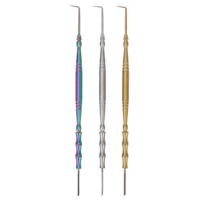 3 Pcs Lash Lift Perm Tool, Lash Separator Tint Tool, Multi Color Eyelash Tint Rods Kit, Bamboo Knots, Perming Curling Extensions, for Lash Perming Brush Lash Lift Comb