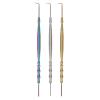 3 Pcs Lash Lift Perm Tool, Lash Separator Tint Tool, Multi Color Eyelash Tint Rods Kit, Bamboo Knots, Perming Curling Extensions, for Lash Perming Brush Lash Lift Comb view 1