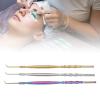 3 Pcs Lash Lift Perm Tool, Lash Separator Tint Tool, Multi Color Eyelash Tint Rods Kit, Bamboo Knots, Perming Curling Extensions, for Lash Perming Brush Lash Lift Comb view 2