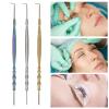 3 Pcs Lash Lift Perm Tool, Lash Separator Tint Tool, Multi Color Eyelash Tint Rods Kit, Bamboo Knots, Perming Curling Extensions, for Lash Perming Brush Lash Lift Comb view 3