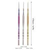 3 Pcs Lash Lift Perm Tool, Lash Separator Tint Tool, Multi Color Eyelash Tint Rods Kit, Bamboo Knots, Perming Curling Extensions, for Lash Perming Brush Lash Lift Comb view 4