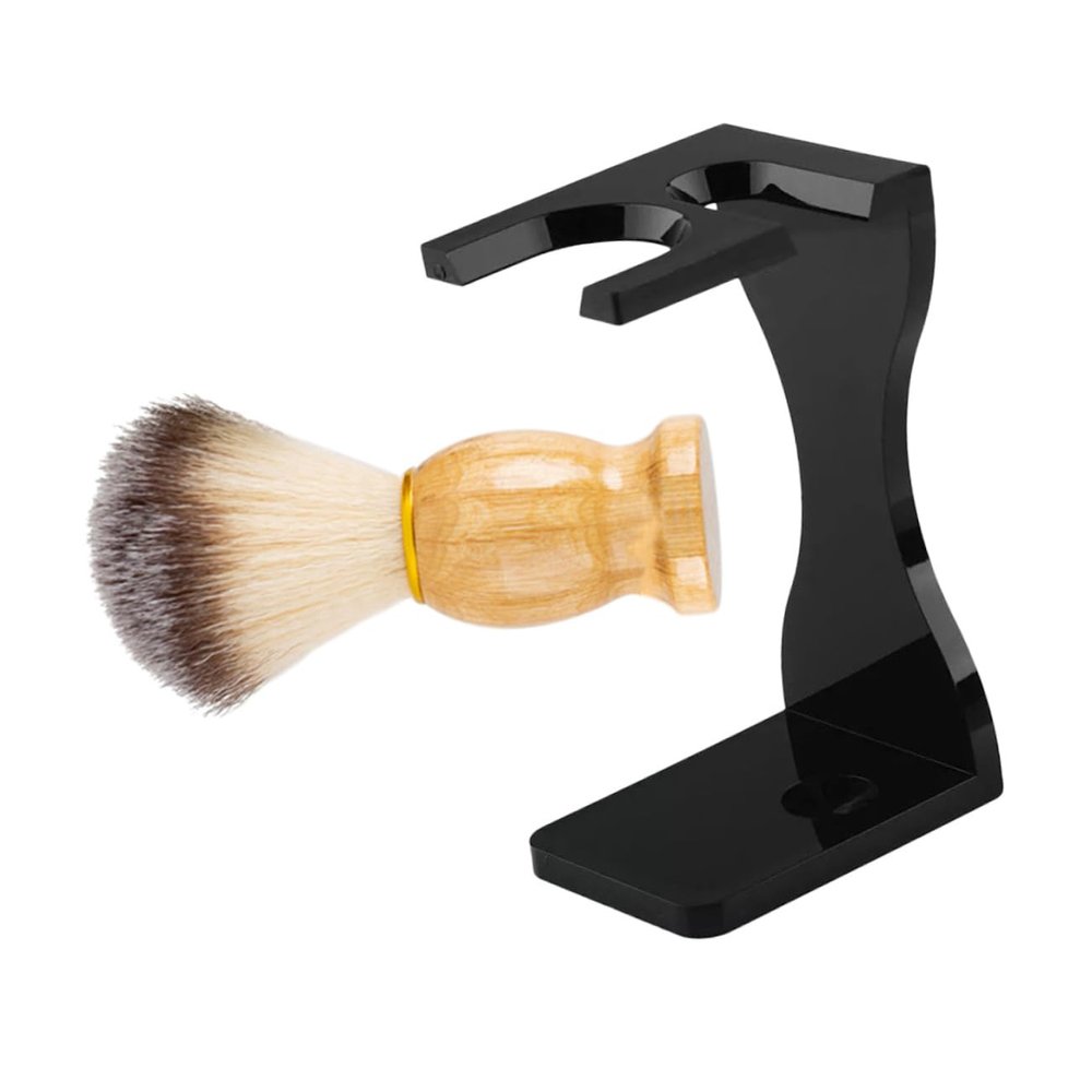Deluxe Multifunctional Shaver Organizer Shaving Brush and Stand Set Shaving Tools