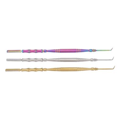 3 PCS Lash Lift Perm Tools Bamboo Knots Lash Lift Comb Perming Curling Extensions Supplies Multi Color Gold Silver