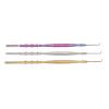 3 PCS Lash Lift Perm Tools Bamboo Knots Lash Lift Comb Perming Curling Extensions Supplies Multi Color Gold Silver view 1