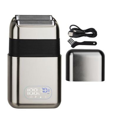 Men's Shaver, Shaving Machine Electric Shaver Hair Rechargeable Facial Beard Foil Razor for Men Bald Head Shaving for Men Machine Barber(Gold)