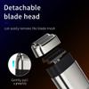 Men's Shaver, Shaving Machine Electric Shaver Hair Rechargeable Facial Beard Foil Razor for Men Bald Head Shaving for Men Machine Barber(Gold) view 3