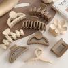 Accessories Headwear Styling Tools for Party Wedding,Hair Barrette Clamps for Thick Thin Hair, Fashion Hair (2#khaki 11cm) view 2