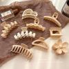 Accessories Headwear Styling Tools for Party Wedding,Hair Barrette Clamps for Thick Thin Hair, Fashion Hair (2#khaki 11cm) view 4