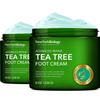 New York Biology Tea Tree Oil Foot Cream for Dry Cracked Feet, Athletes Foot, Nail Fungus, Jock Itch, Ringworm, Cracked Heels and Itchy Skin - Foot Cream - 8 oz - Pack of 2 view 1
