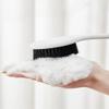 Back Bath Brush, Curved Long Handle Shower Brush, Long Handle Back Smear Brush, Bamboo Charcoal bristles are Used to Clean and exfoliate The Body and Maintain The Skin, (Black 2-Piece) view 3