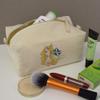 Azeeda 'Scottish Unicorn With Flag' Canvas Wash Bag/Makeup Case (CS00041499) view 2