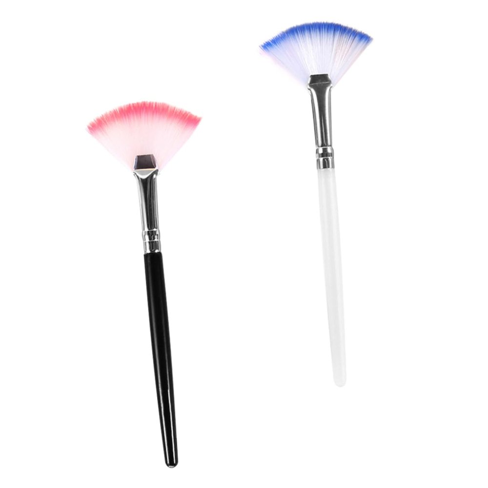2pcs Facial Mask Brush Set Soft Bristle Applicator for Sleeping Masks Skin Treatments and Beauty Includes One and One Brush