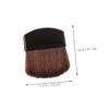 AUTSUPPL 3pcs Mini Blush Brush Soft Bristle Half Makeup Brushes for Liquid and Powder Foundation Compact Cosmetic Tool for Effortless Application Facial Cheeks view 2