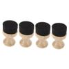 Levemolo 4pcs Wood Cutting Board Oil Applicator Ergonomic Handle Kitchen Wax Sponge Tool for Smooth Finish Reusable Oil and Wax Applicator for Utensils view 1