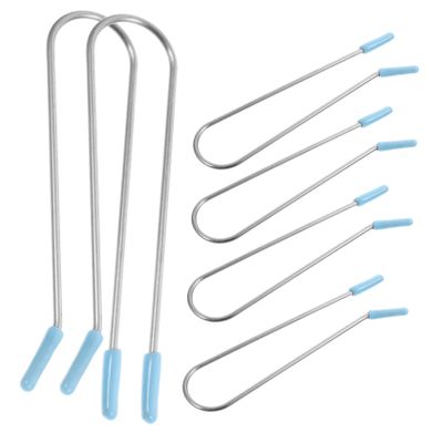 LALADEFIEE 20pcs Professional Hair Curling Hot Roller Clips Replacement U-shaped Clips Wire for Blowout Look