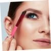 LALADEFIEE Travel Makeup Brush for Eyebrows 3 Pcs Brow Brush Set Ideal for Natural Wild Eyebrows view 2